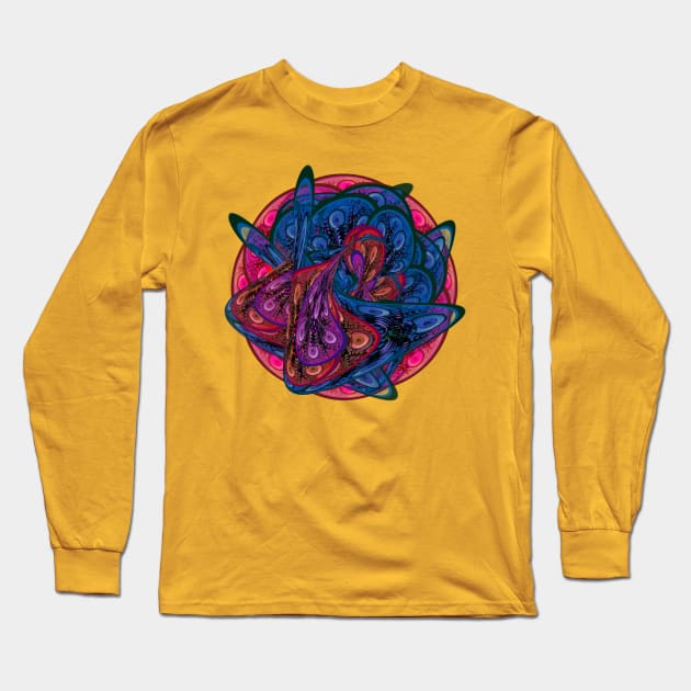 Melted Bugs Accompanied by Eyeballs Long Sleeve T-Shirt by Zenferren